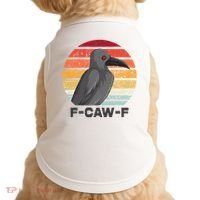 F Caw F Crow Bird Doggie Tank thumb 0