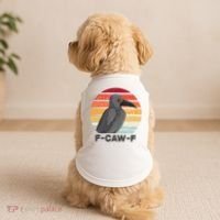 F Caw F Crow Bird Doggie Tank thumb 2