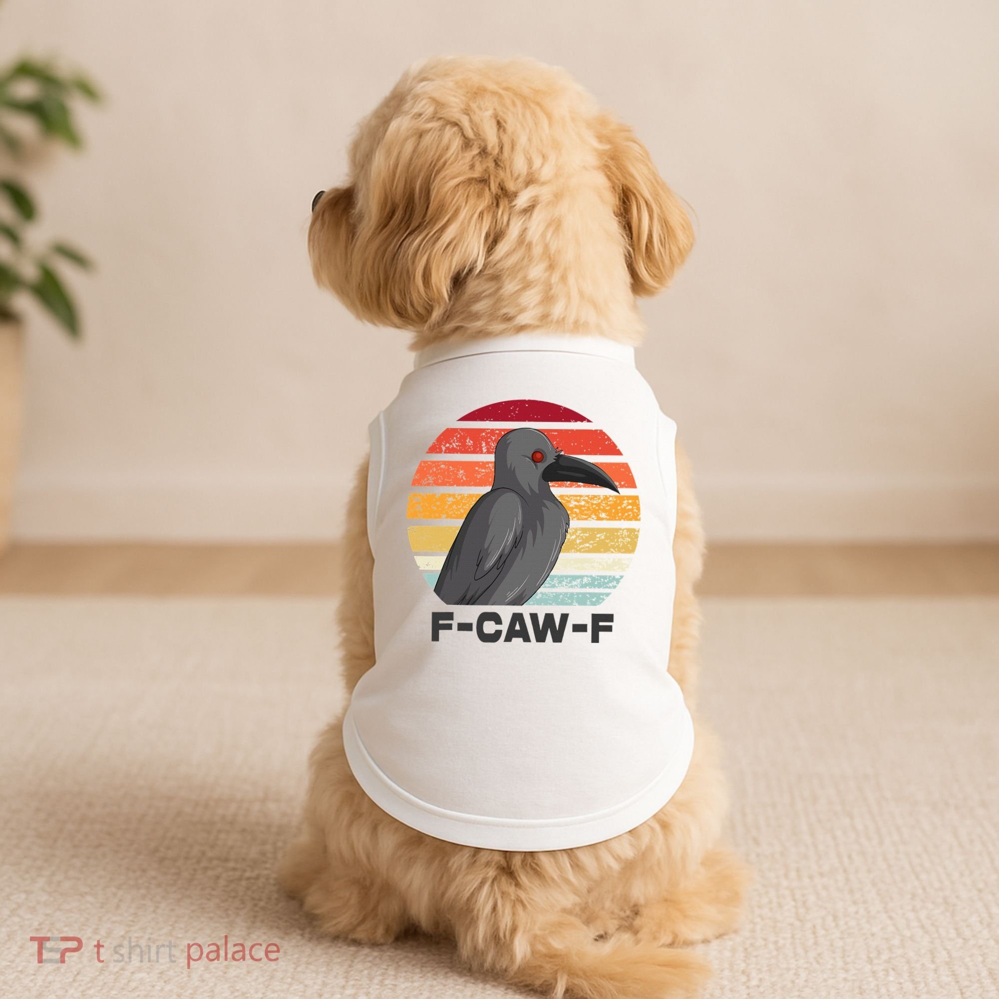 F Caw F Crow Bird Doggie Tank