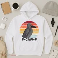 F Caw F Crow Bird Hoodie thumb 3