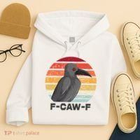 F Caw F Crow Bird Hoodie thumb 4