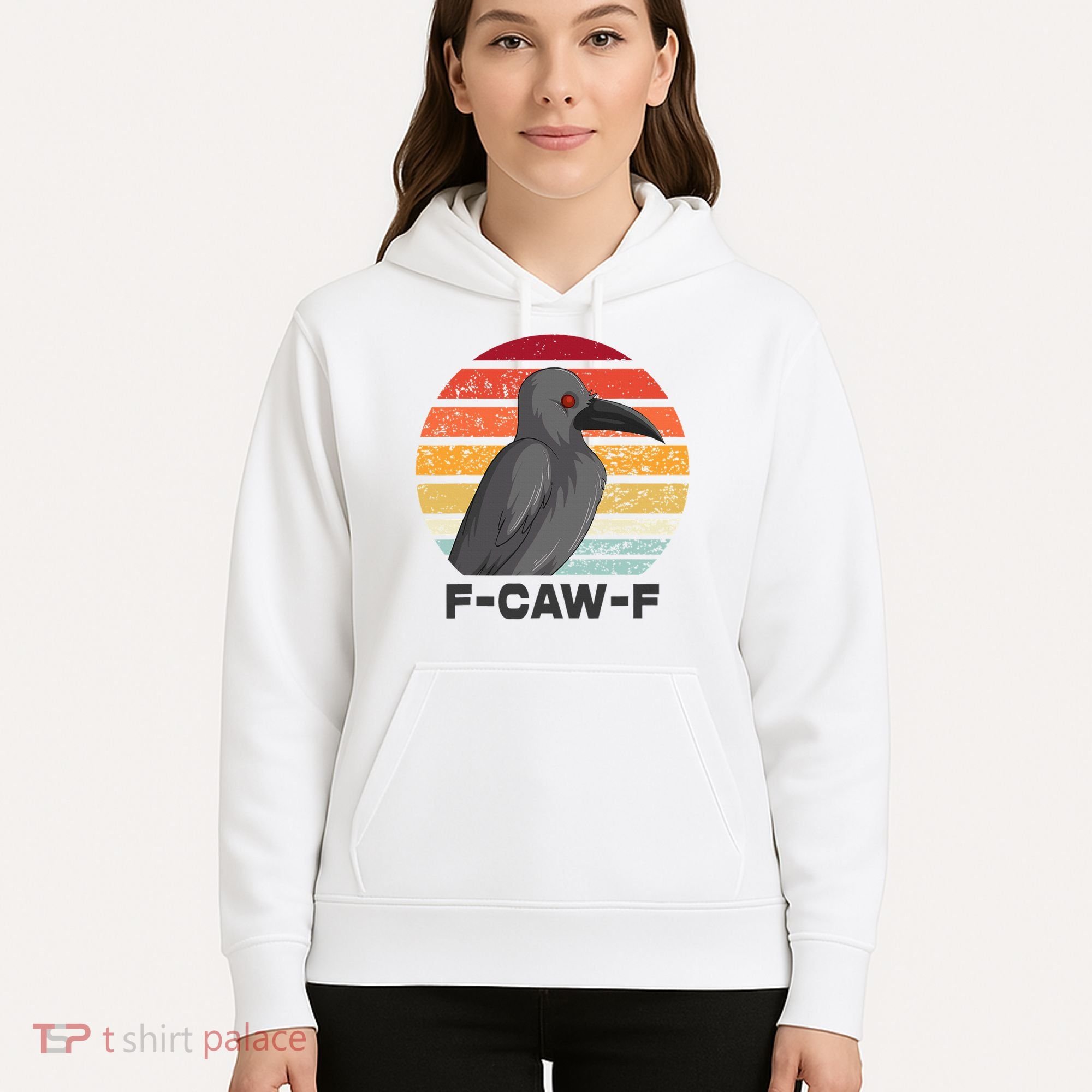 F Caw F Crow Bird Hoodie