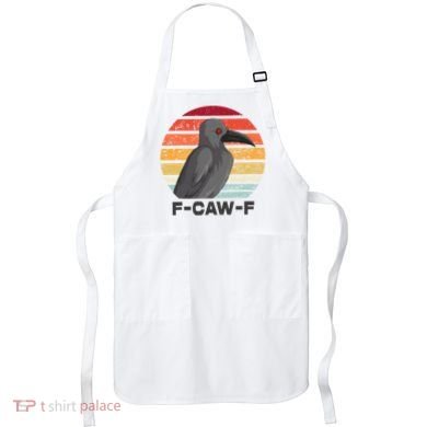 F Caw F Crow Bird Apron