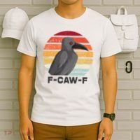 F Caw F Crow Bird T-Shirt thumb 6