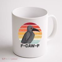 F Caw F Crow Bird Coffee Mug thumb 1