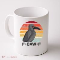 F Caw F Crow Bird Coffee Mug thumb 0