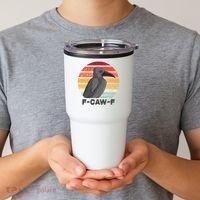 F Caw F Crow Bird Tumbler thumb 2