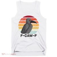 F Caw F Crow Bird Tank Top thumb 0