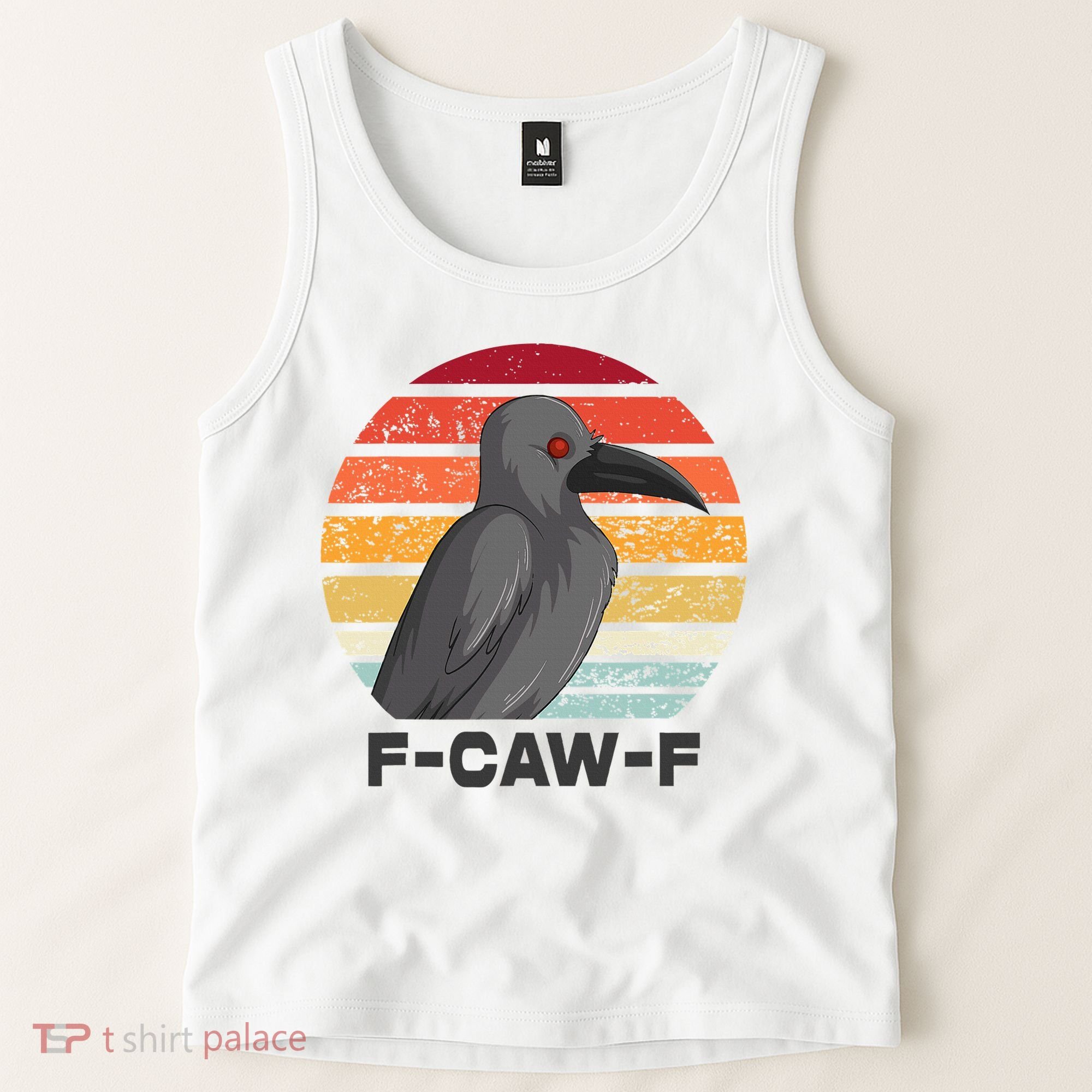 F Caw F Crow Bird Tank Top