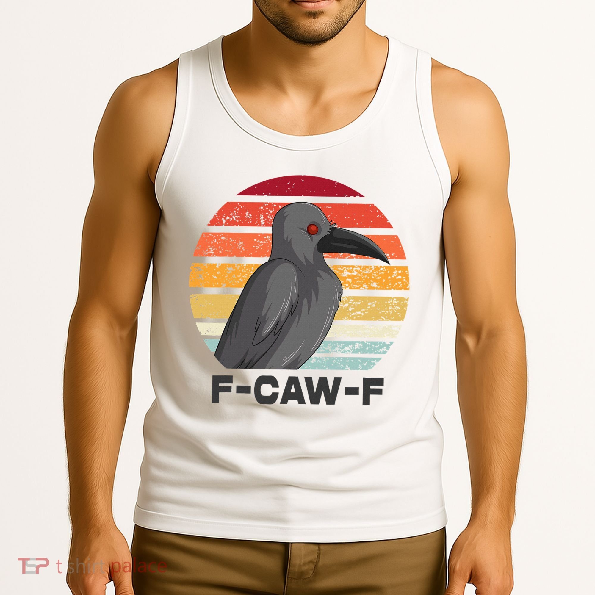 F Caw F Crow Bird Tank Top