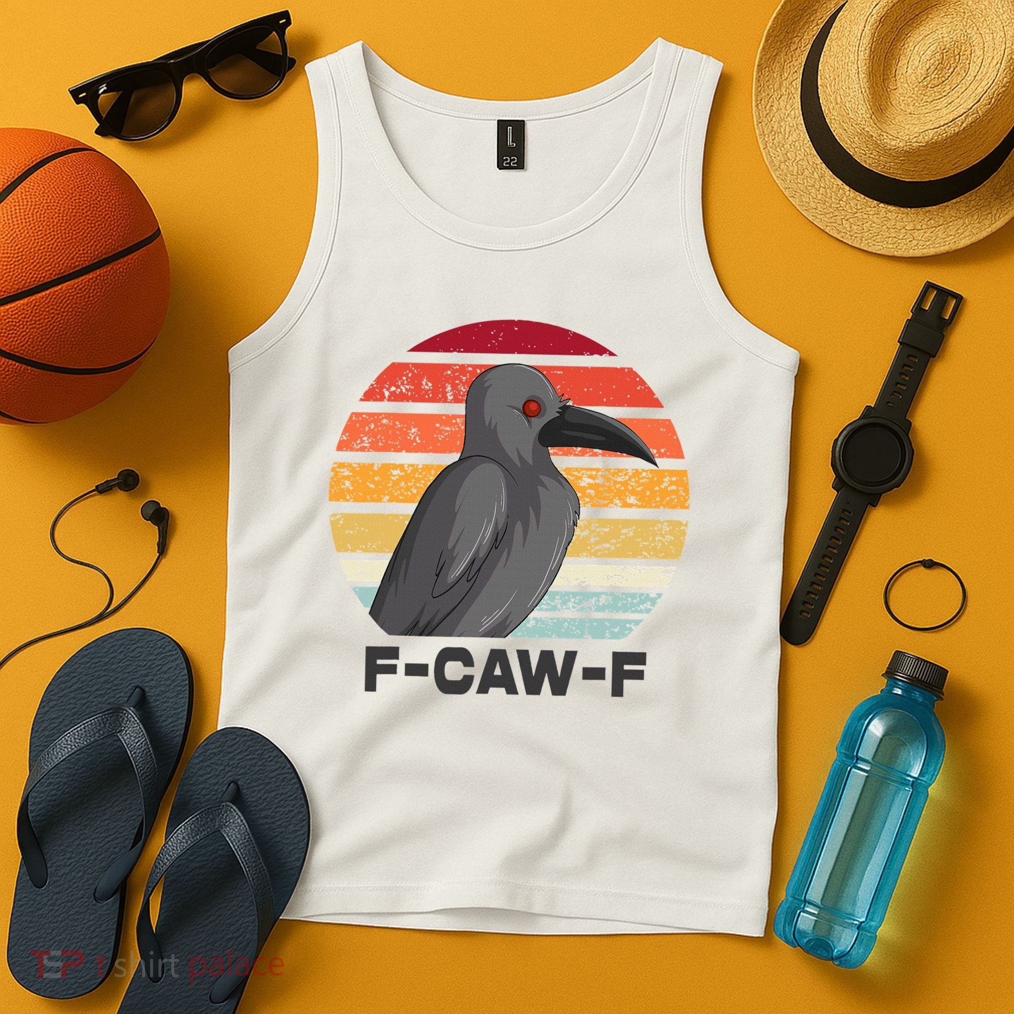 F Caw F Crow Bird Tank Top