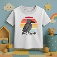 F Caw F Crow Bird Toddler T-Shirt thumb 3