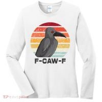 F Caw F Crow Bird Women's Long Sleeve Shirt thumb 0