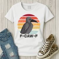 F Caw F Crow Bird Women's T-Shirt thumb 3