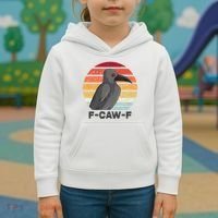 F Caw F Crow Bird Kids Hoodie thumb 3