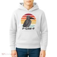 F Caw F Crow Bird Kids Hoodie thumb 4
