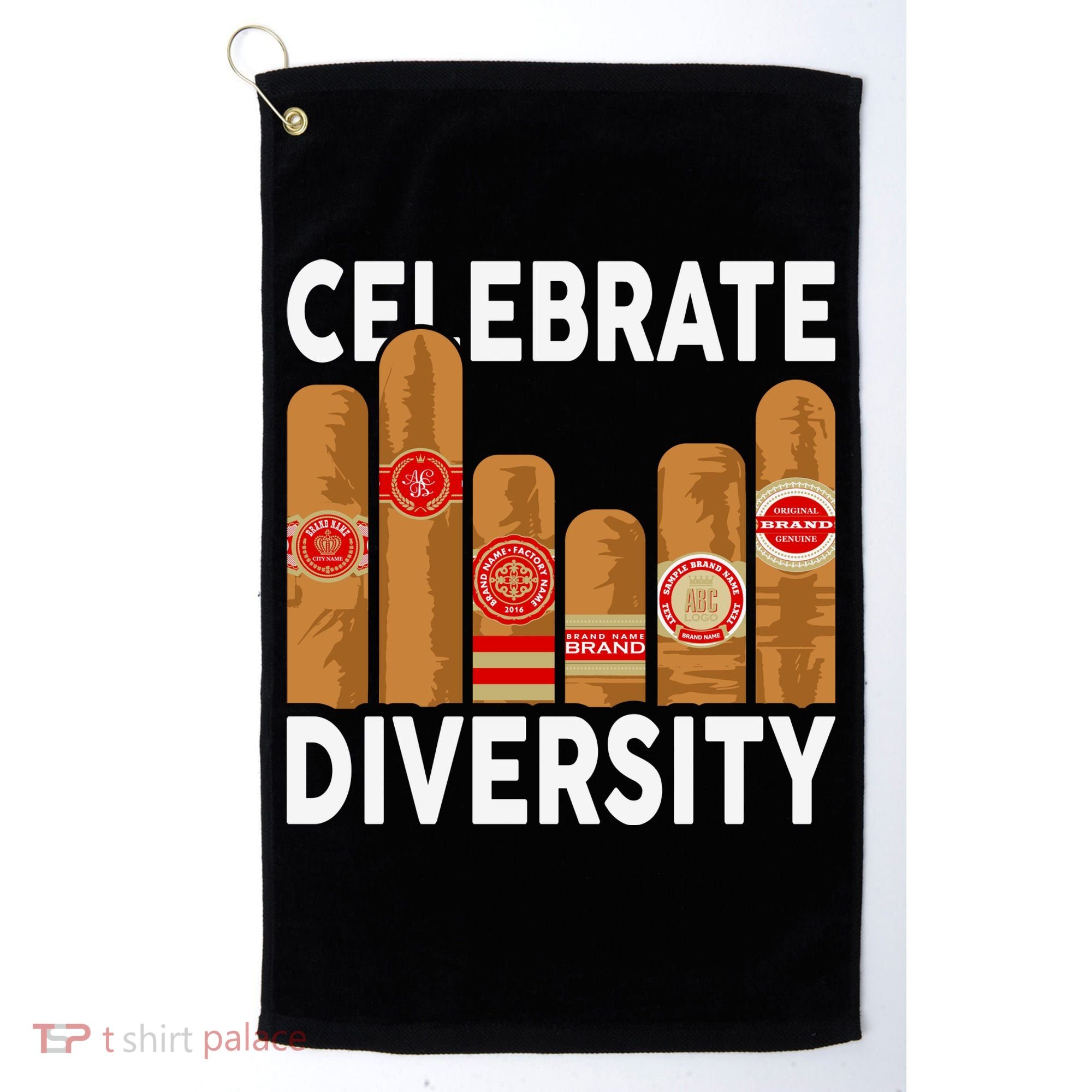 Funny Cigar Golf Towel