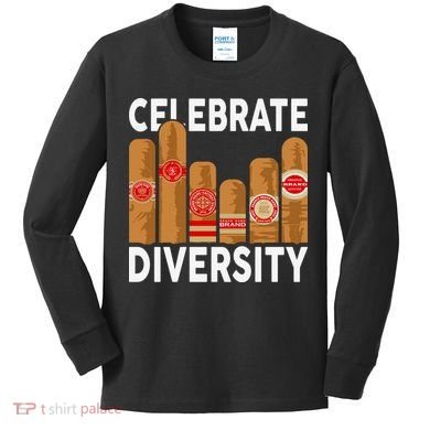 Funny Cigar Kids Long Sleeve Shirt