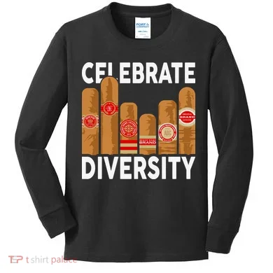 Funny Cigar Kids Long Sleeve Shirt