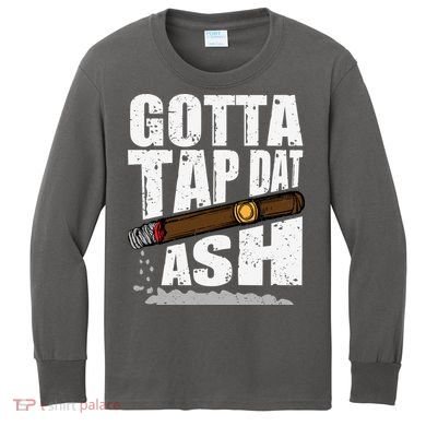 Funny Cigar Kids Long Sleeve Shirt