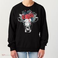 Flower Cow Women's Sweatshirt thumb 0