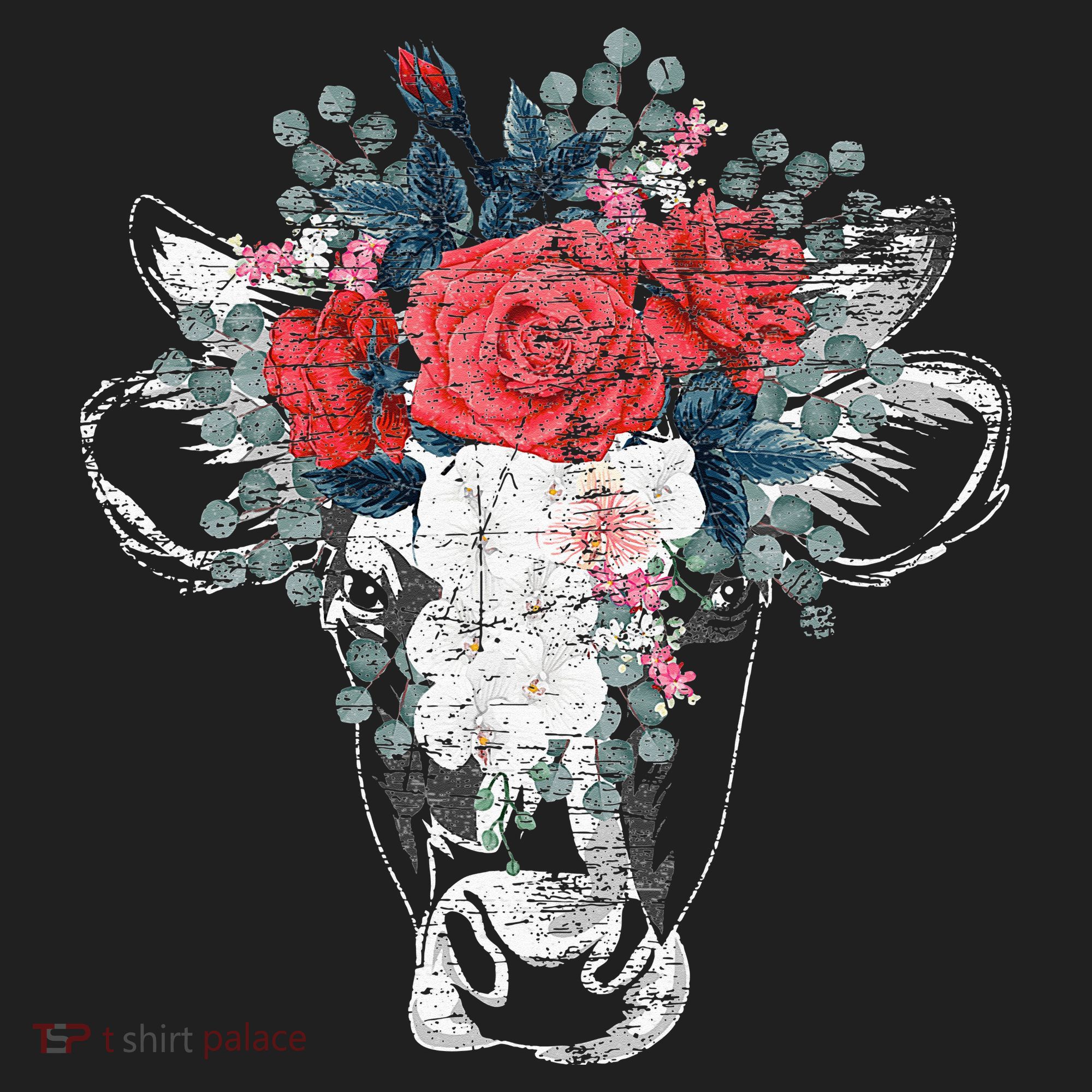 Flower Cow Women's Sweatshirt