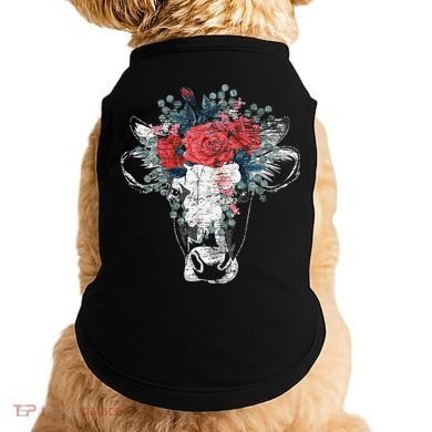 Flower Cow Doggie Tank