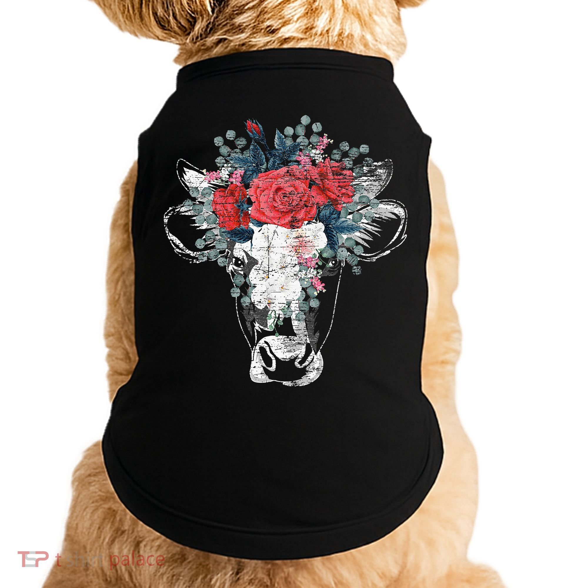 Flower Cow Doggie Tank