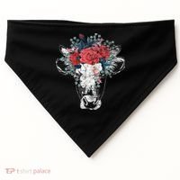 Flower Cow USA-Made Doggie Bandana thumb 0