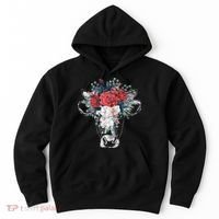 Flower Cow Hoodie thumb 0