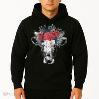 Flower Cow Hoodie thumb 2