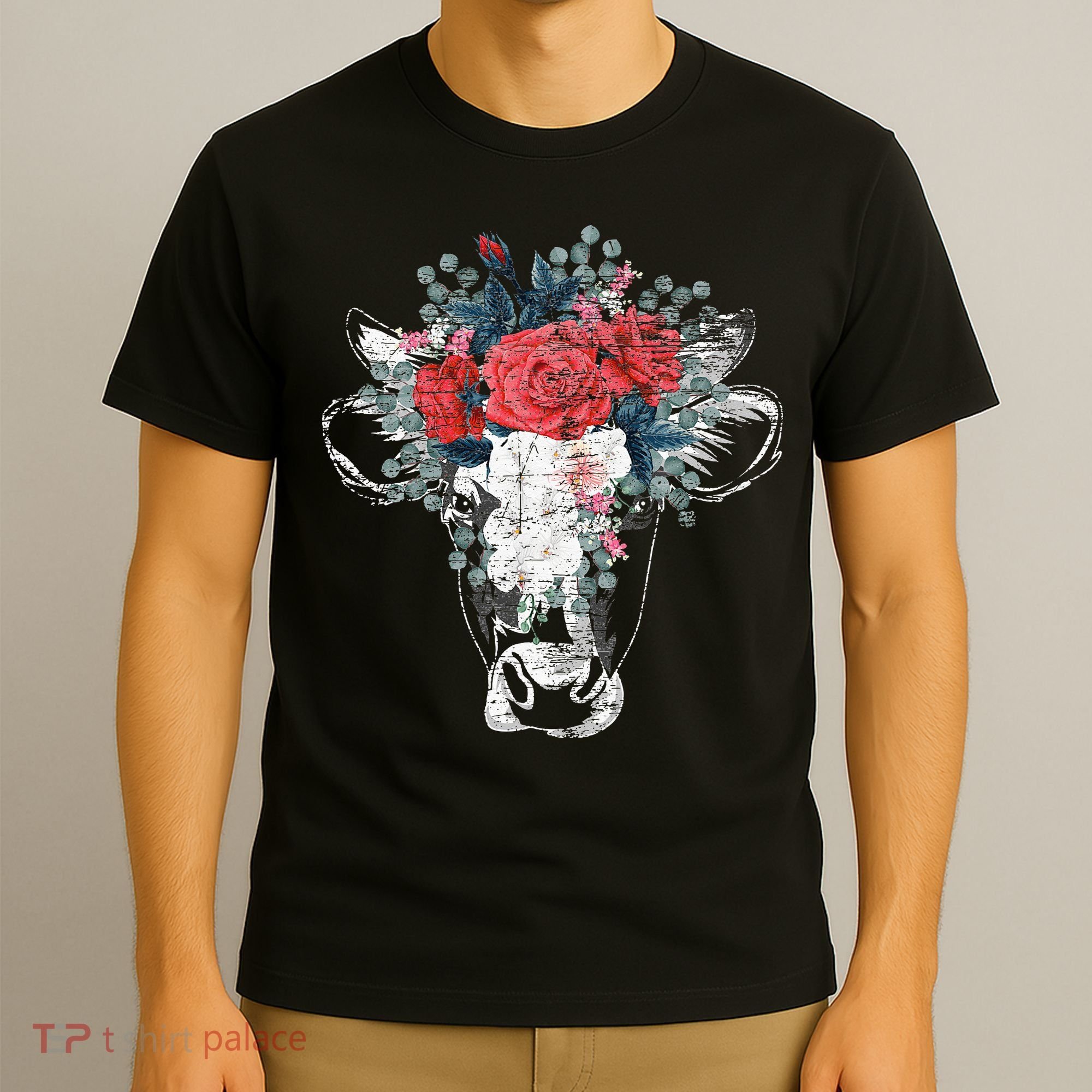 Flower Cow T-Shirt