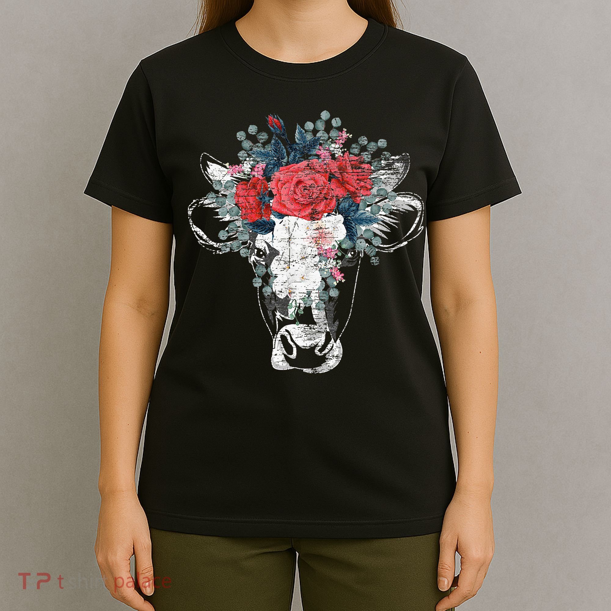 Flower Cow T-Shirt