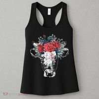 Flower Cow Women's Tank Top thumb 3
