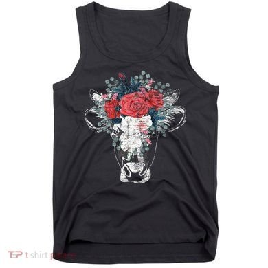 Flower Cow Tank Top