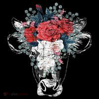Flower Cow Tank Top thumb 6