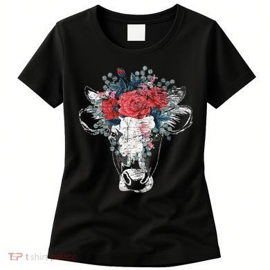 Flower Cow Women's T-Shirt