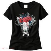 Flower Cow Women's T-Shirt thumb 0