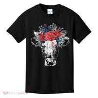 Flower Cow Kids T-Shirt thumb 0