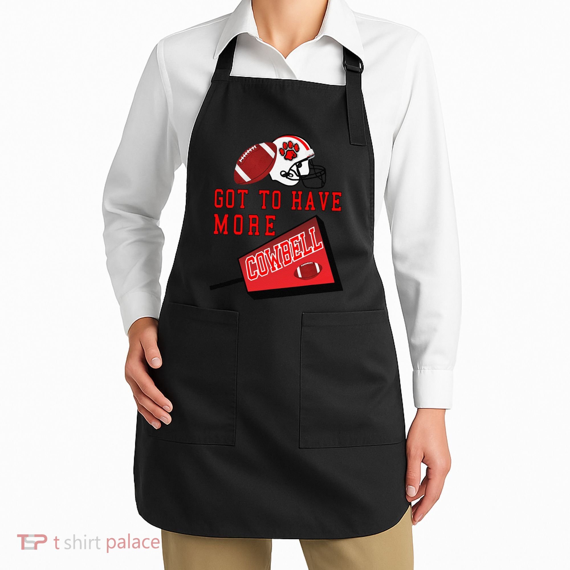 Football Cowbell Apron