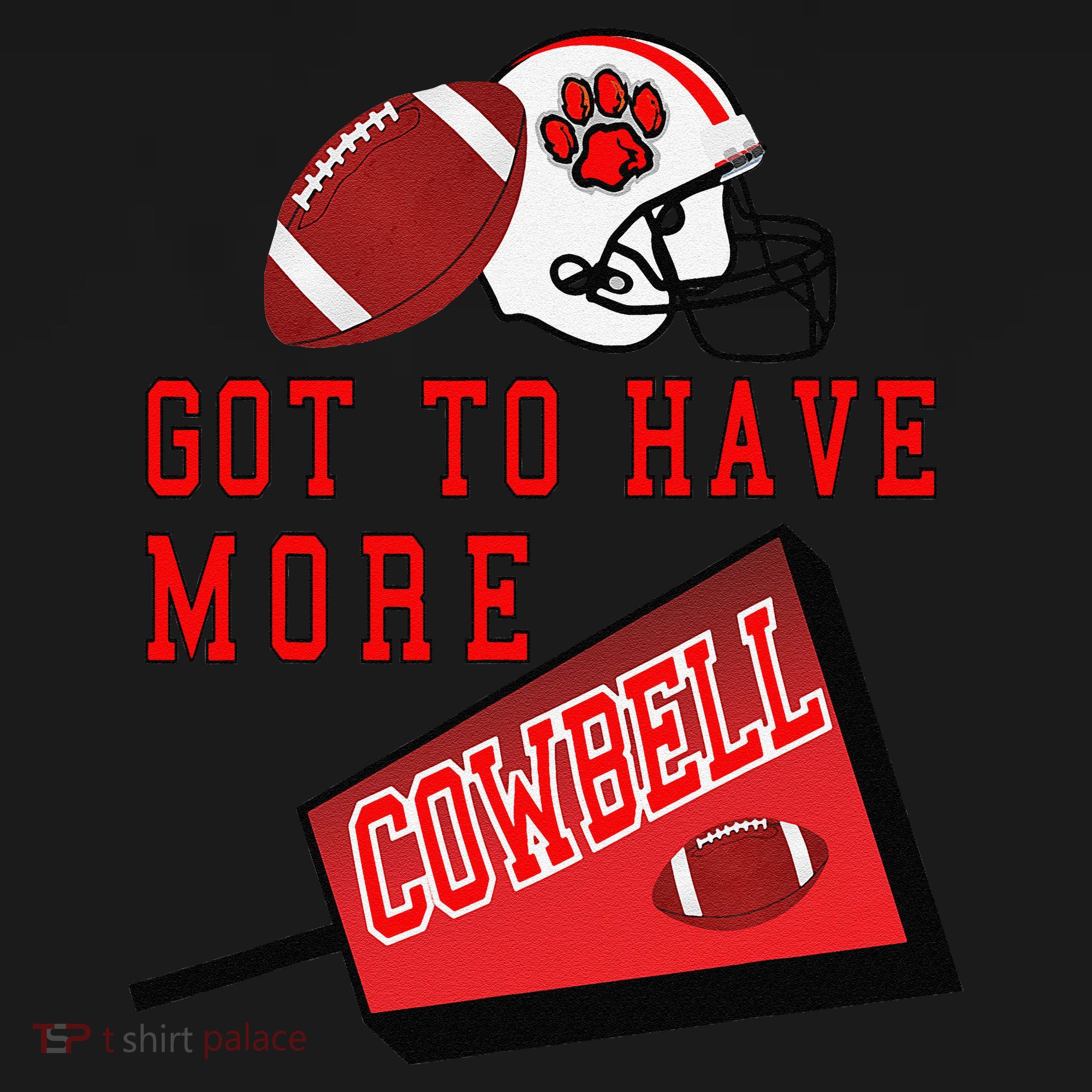 Football Cowbell Apron
