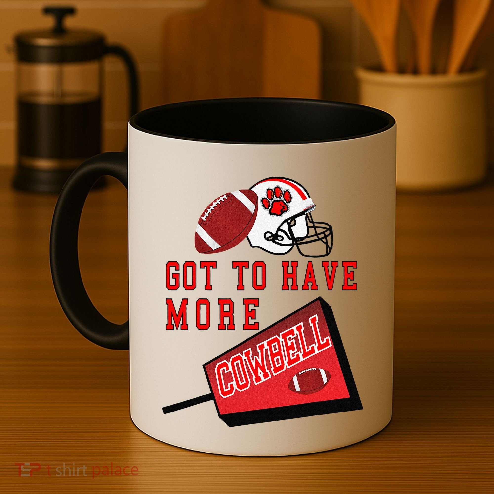 Football Cowbell Coffee Mug