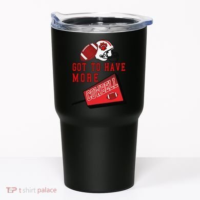 Football Cowbell Tumbler