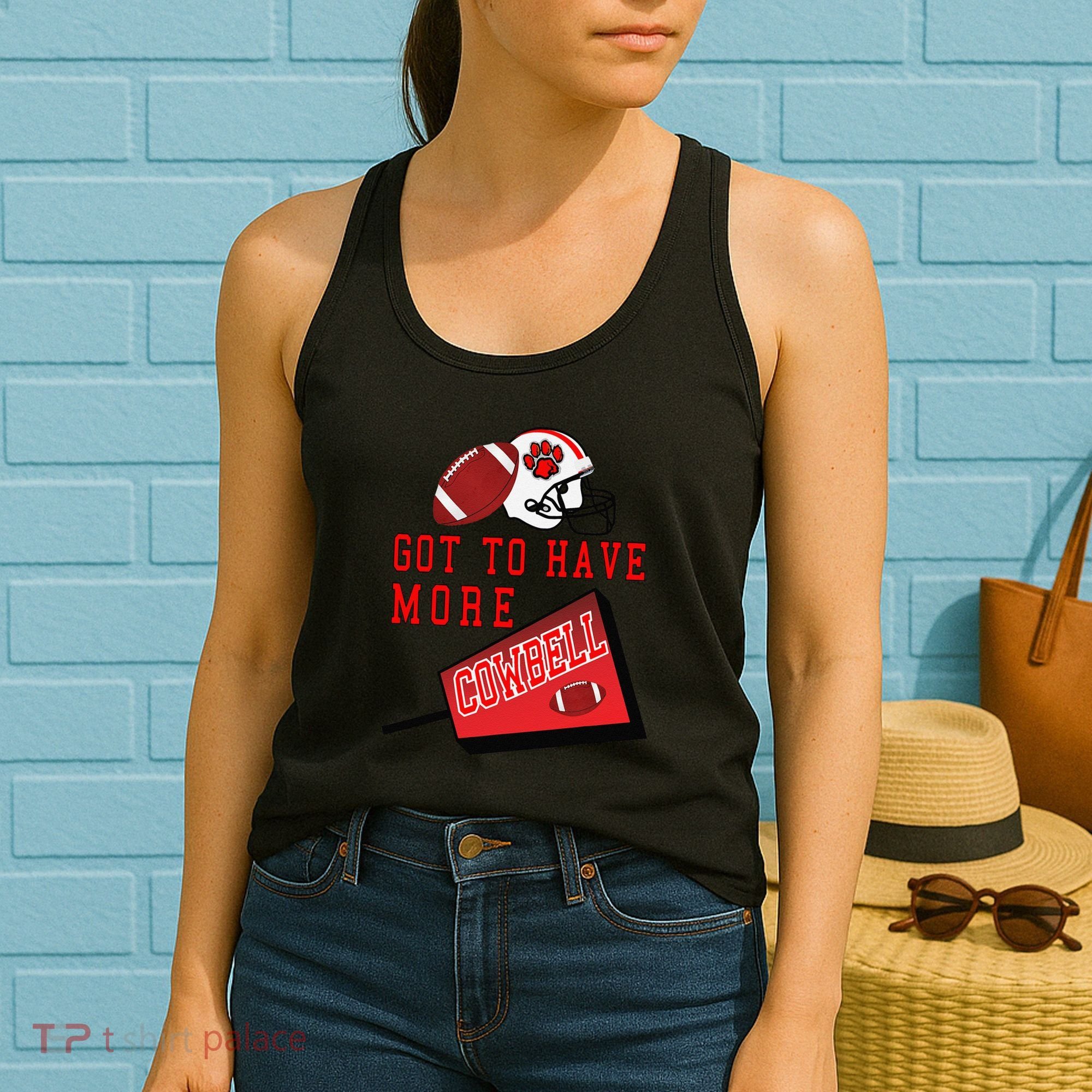 Football Cowbell Women's Tank Top