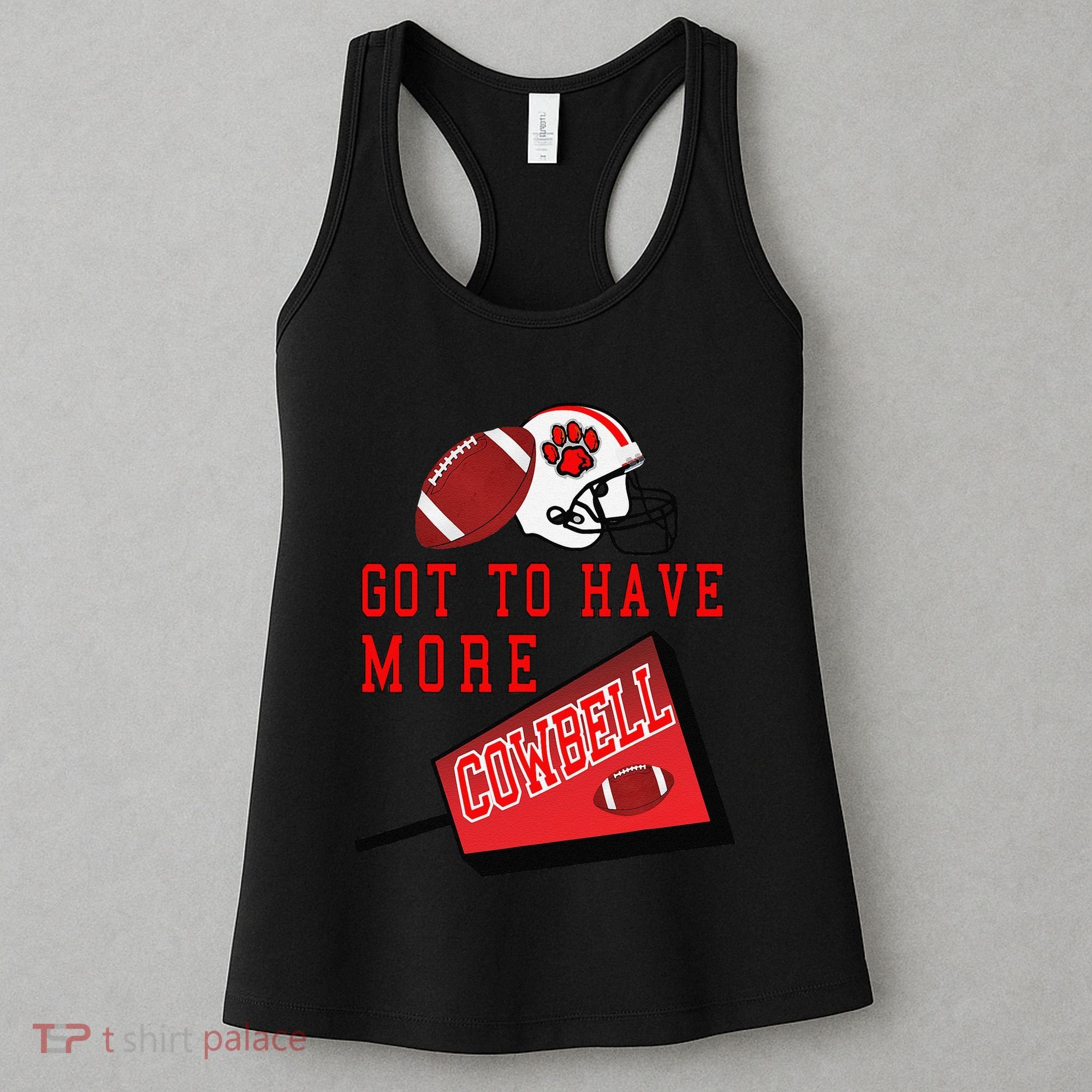 Football Cowbell Women's Tank Top