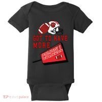 Football Cowbell Baby Bodysuit thumb 0