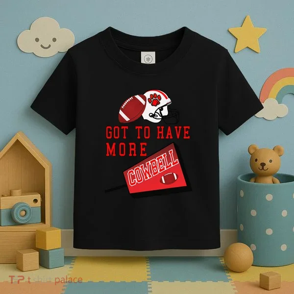 Football Cowbell Toddler T-Shirt