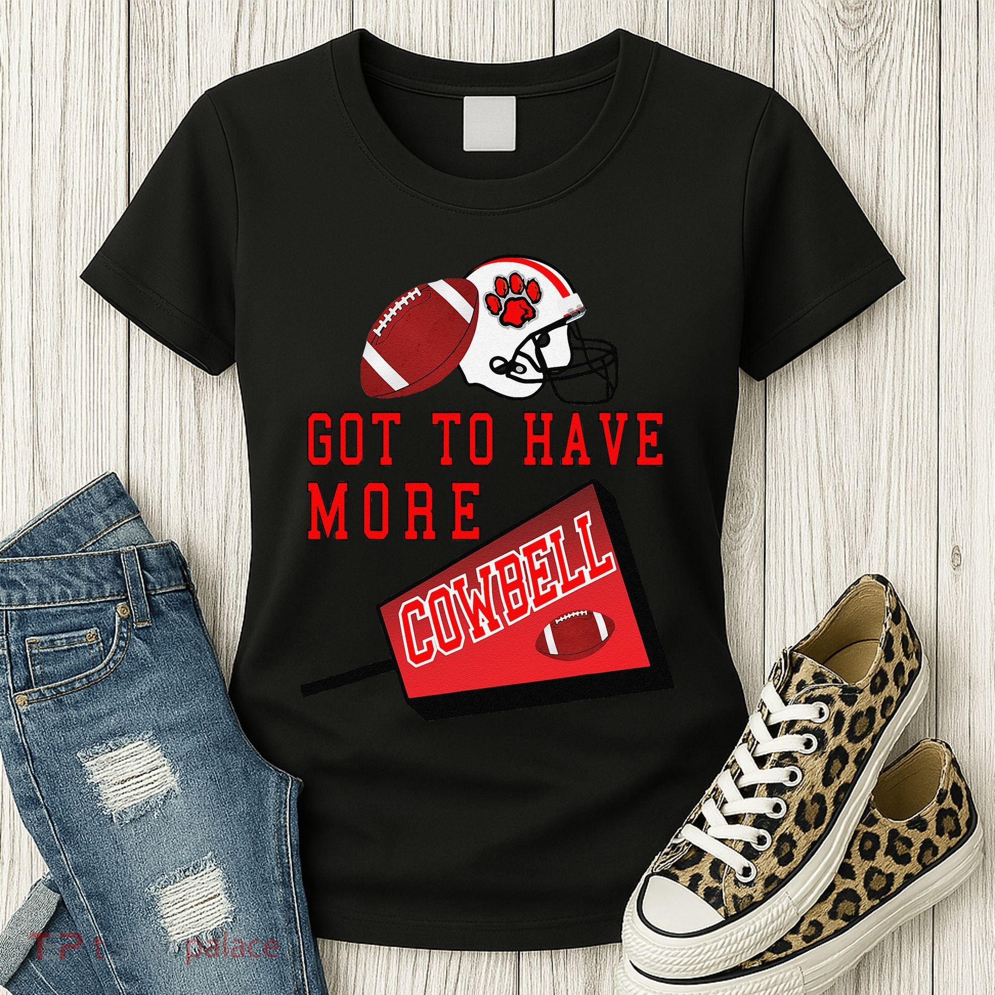 Football Cowbell Women's T-Shirt