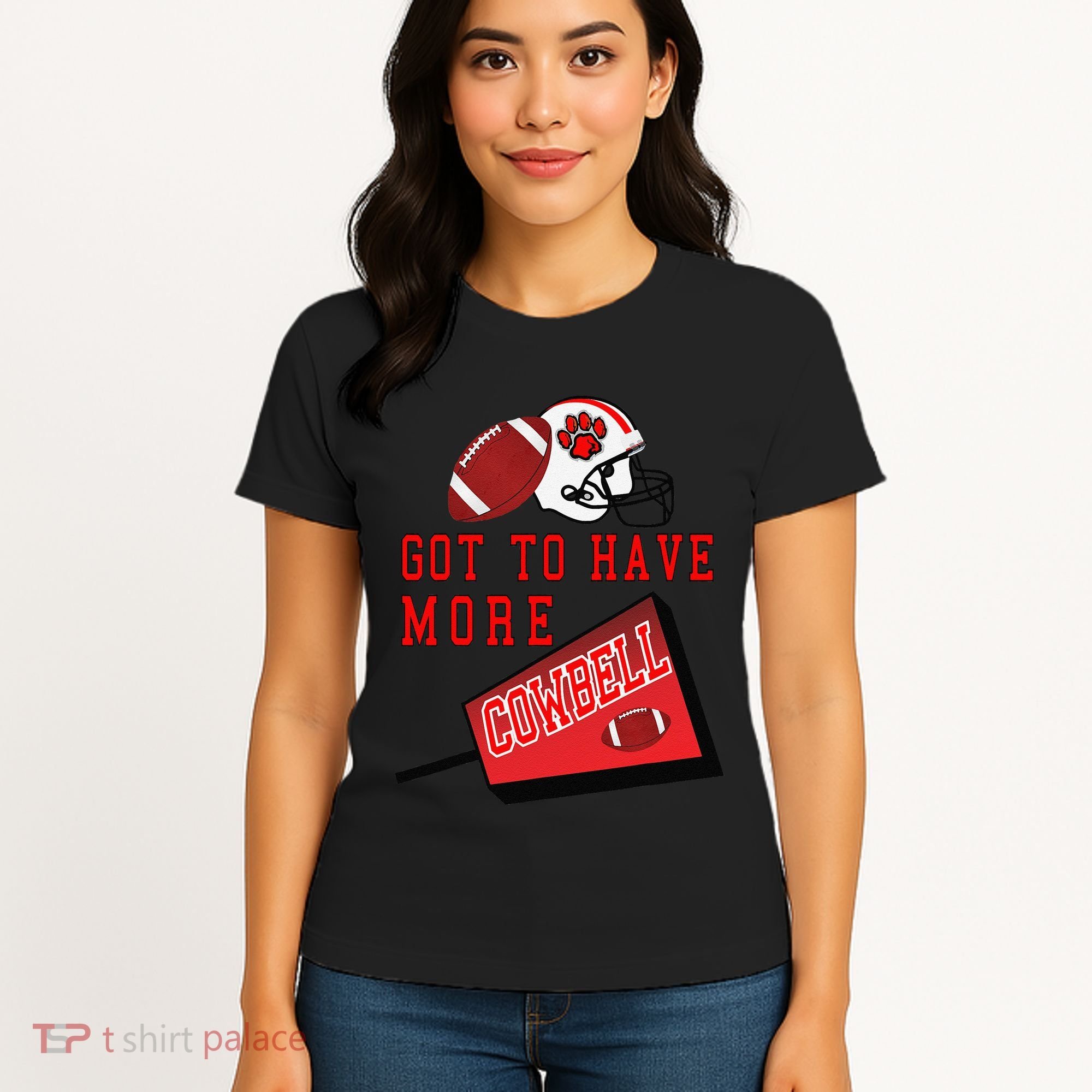 Football Cowbell Women's T-Shirt
