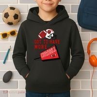 Football Cowbell Kids Hoodie thumb 2